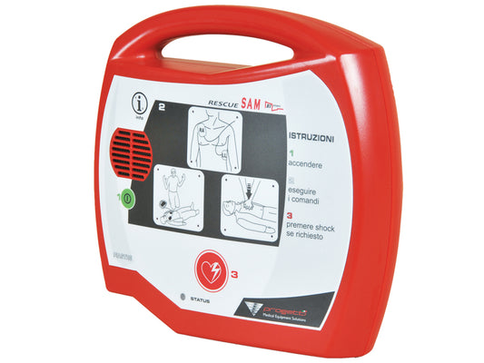 DEFIBRILLATORE AED RESCUE SAM